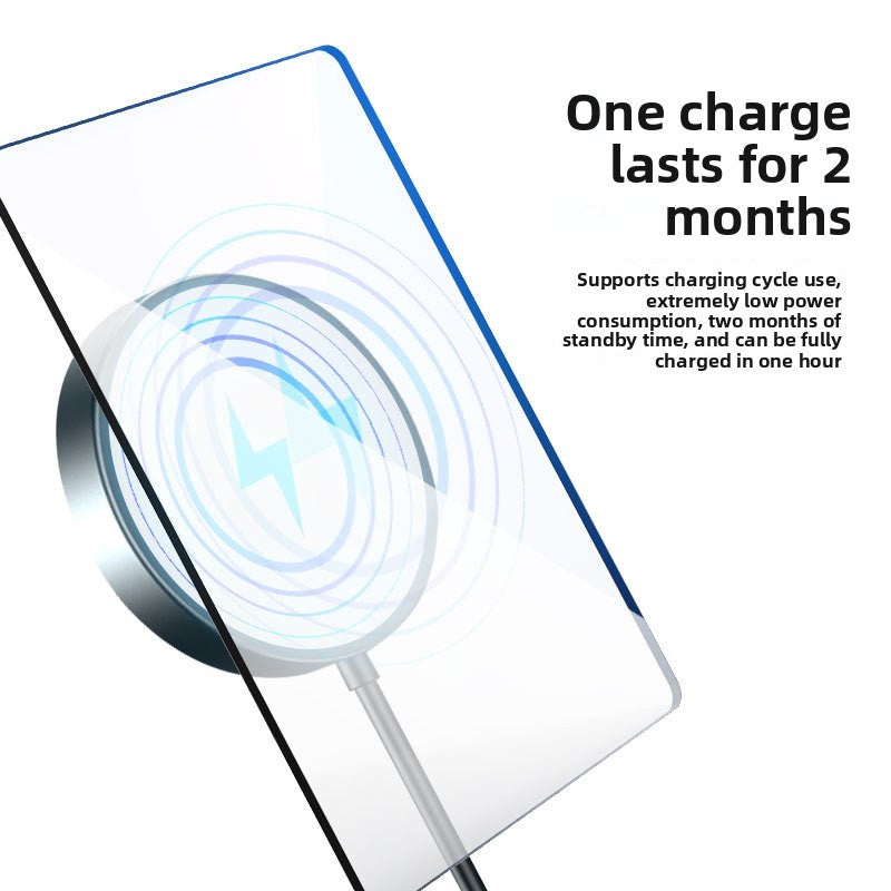 Ultra-Thin FindMy Tracking Card with Wireless Charging