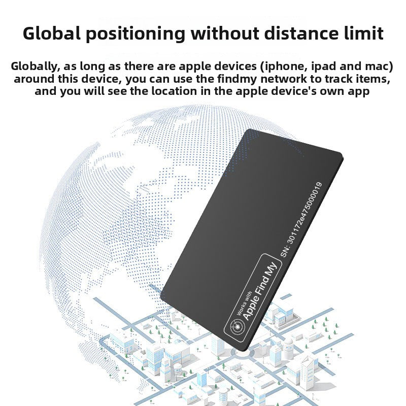 Ultra-Thin FindMy Tracking Card with Wireless Charging